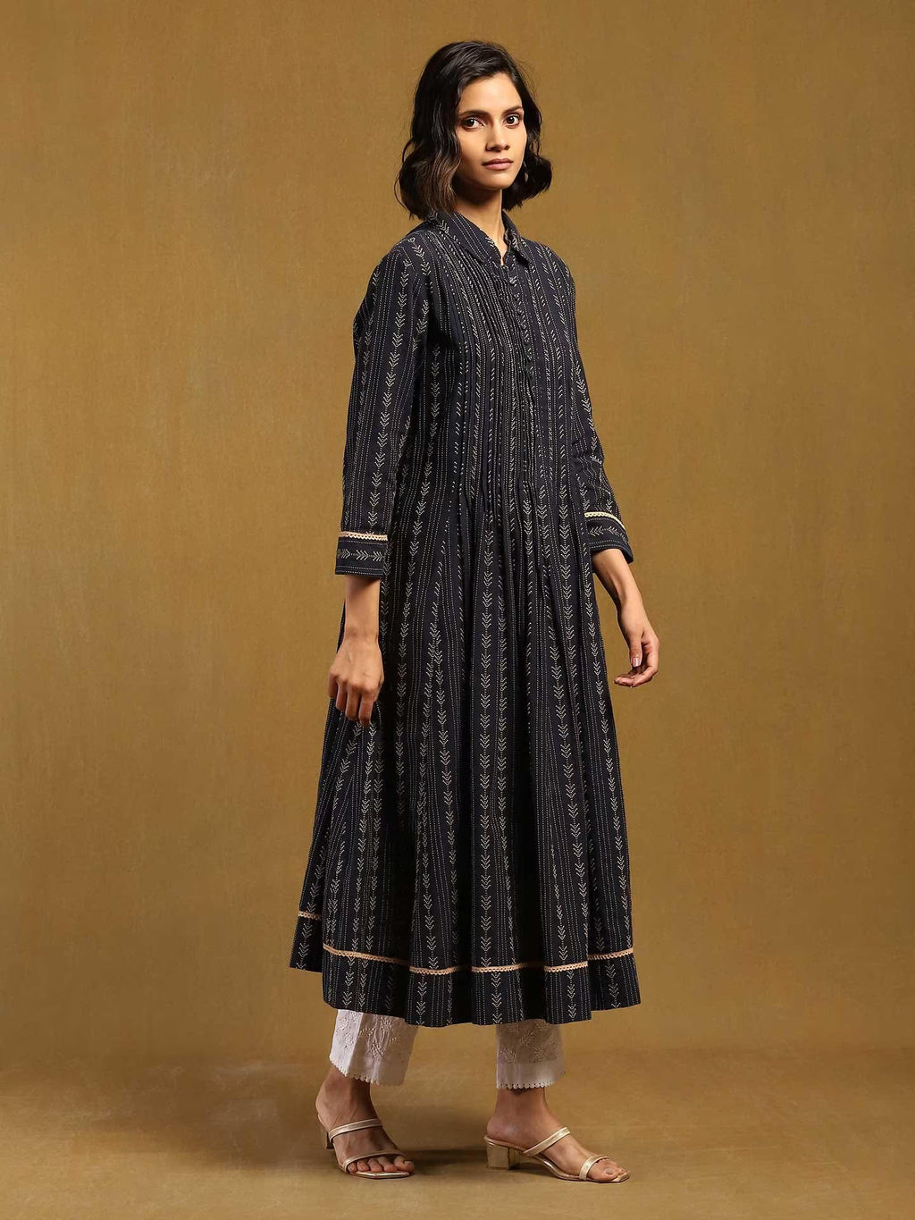 Blue Long Designed Kurta