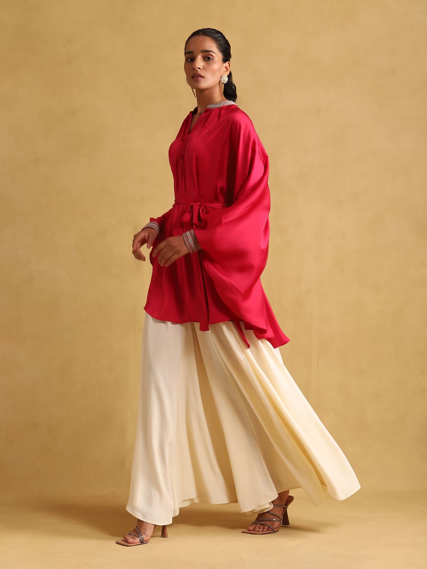Red Color Kurta Top