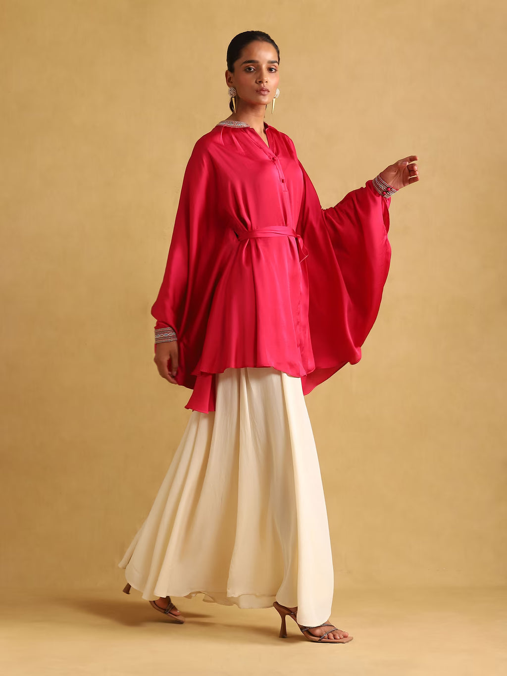 Red Color Kurta Top