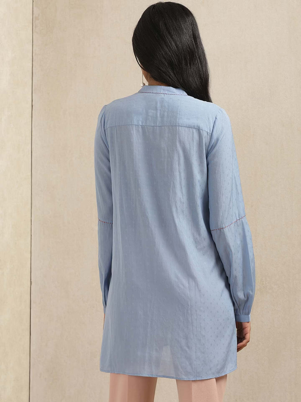 Blue Full Sleeve Kurta