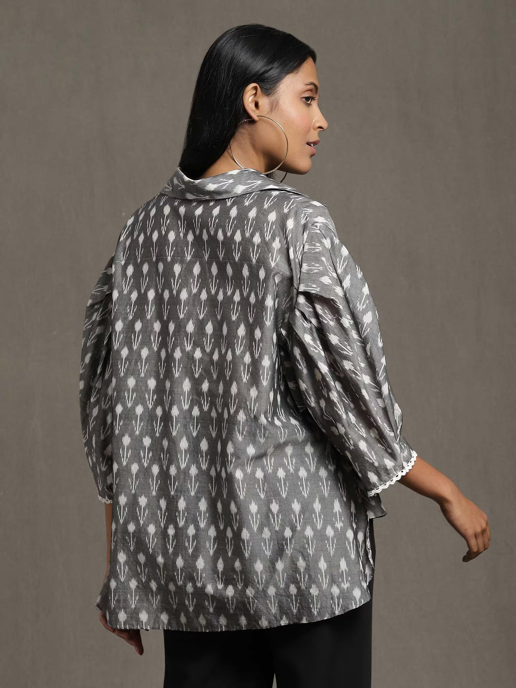 Grey Shirt like Kurta