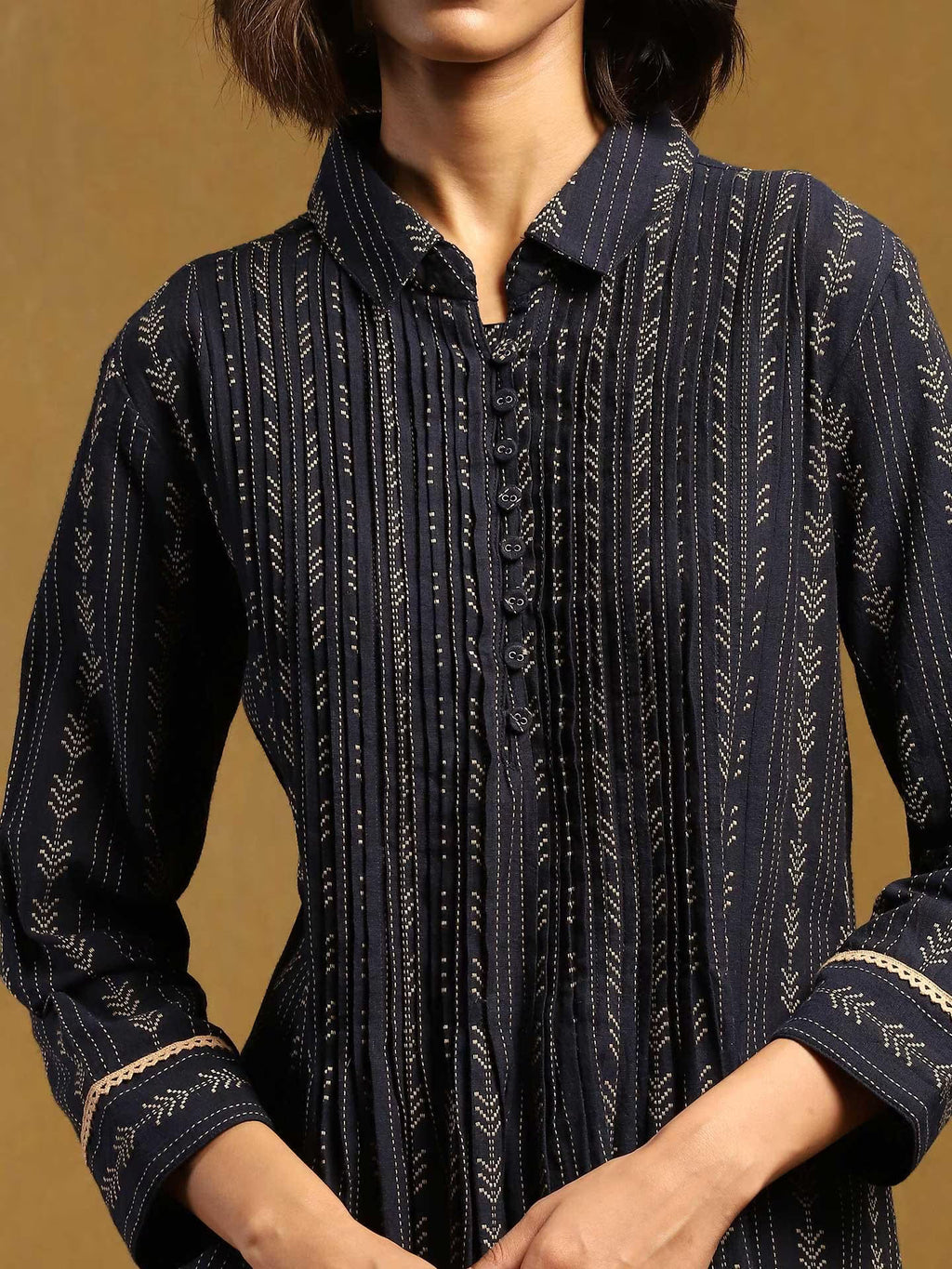 Blue Long Designed Kurta