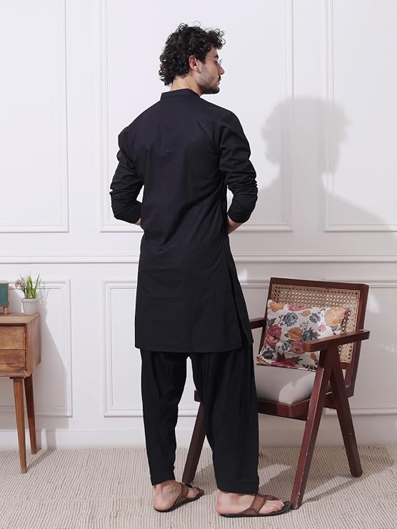 Noir Classic Cotton Kurta Set