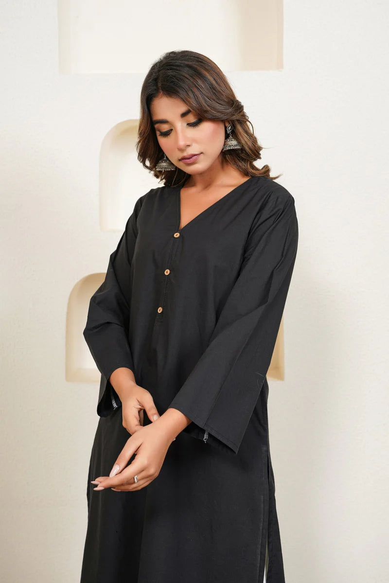 Midnight Muse Cotton Kurta