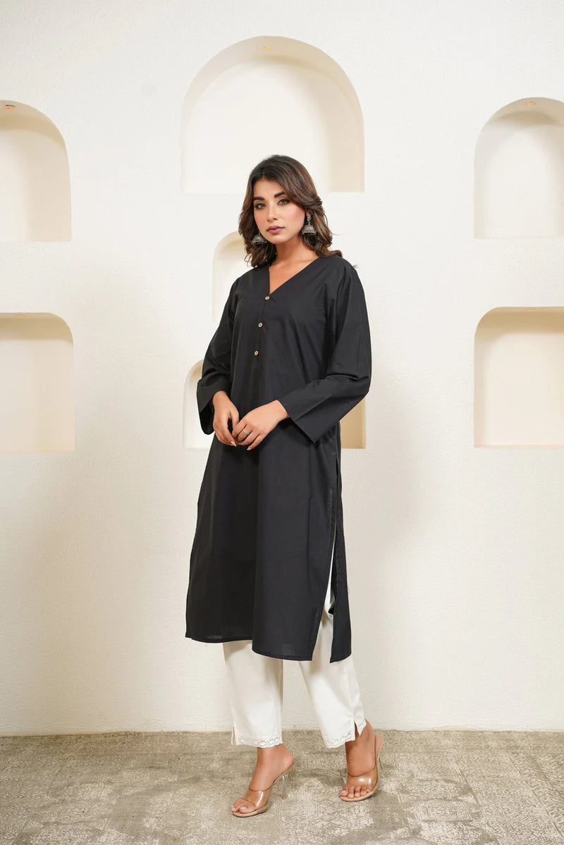 Midnight Muse Cotton Kurta
